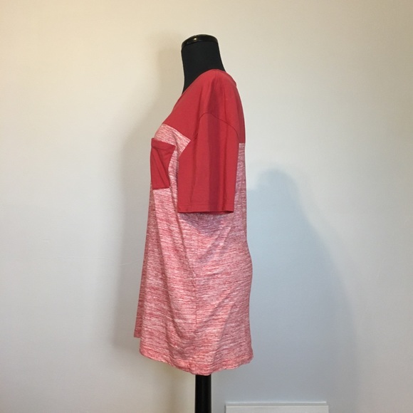 Express Heathered Color Block Men's T-Shirt, L - Picture 4 of 7